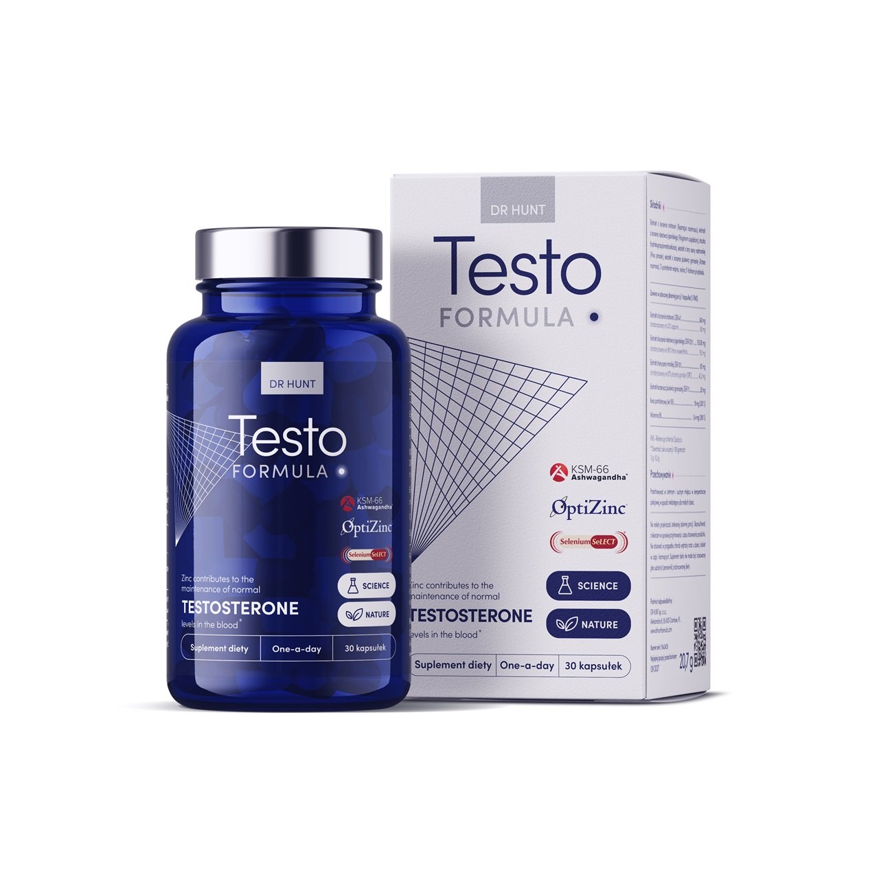 Testo Formula - 30 vegan caps - Dr Hunt
