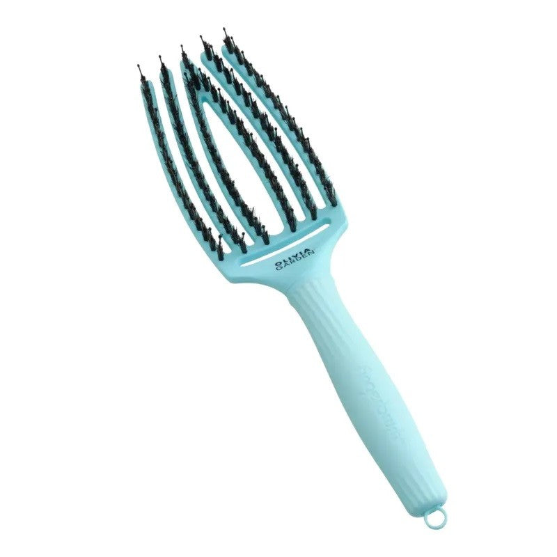 OLIVIA GARDEN Hair Brush - Fingerbrush Dolce Vita Blue Sky  - Vaistine1.lt | WestPharmacy.eu