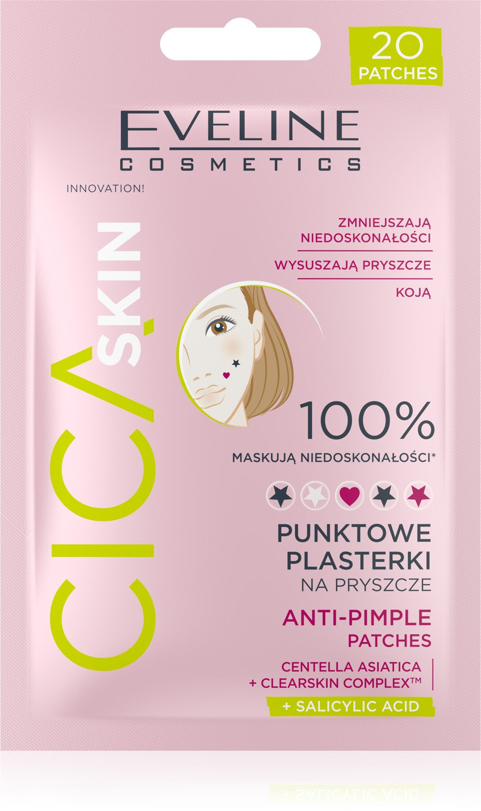 EVELINE CICA SKIN Spot patches for pimples 20 pcs.  - Vaistine1.lt | WestPharmacy.eu