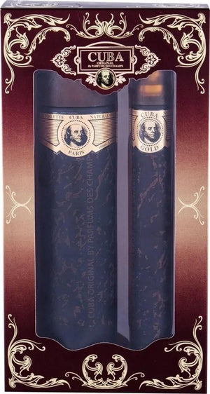 CUBA Gold Set for men Eau de Toilette 100 ml + Eau de Toilette Spray 35 ml  - Vaistine1.lt | WestPharmacy.eu