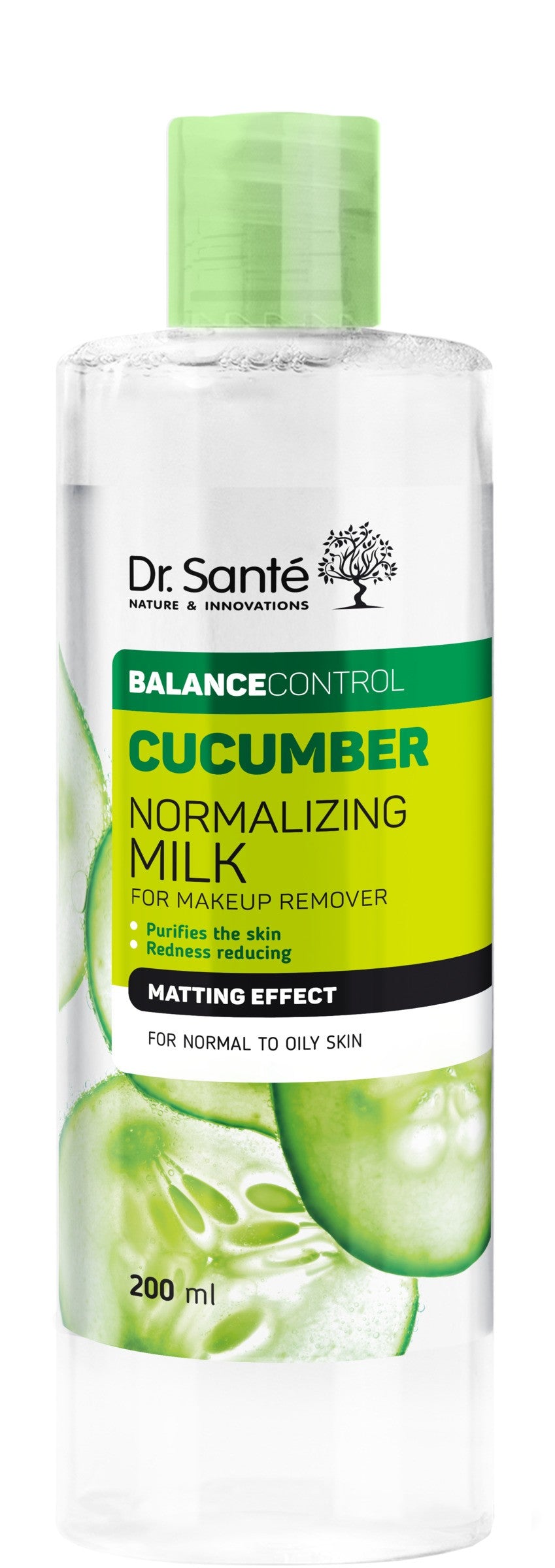 DR.SANTE Balance Control Normalizing Makeup Remover Milk Cucumber 200 ml | Vaistine1.lt | WestPharmacy.eu