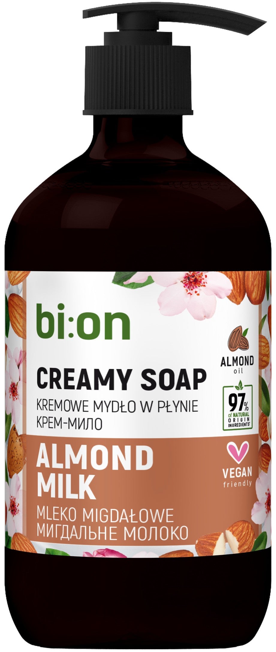 BIO NATURELL Cream liquid soap with pump Almond 473 ml  - Vaistine1.lt | WestPharmacy.eu