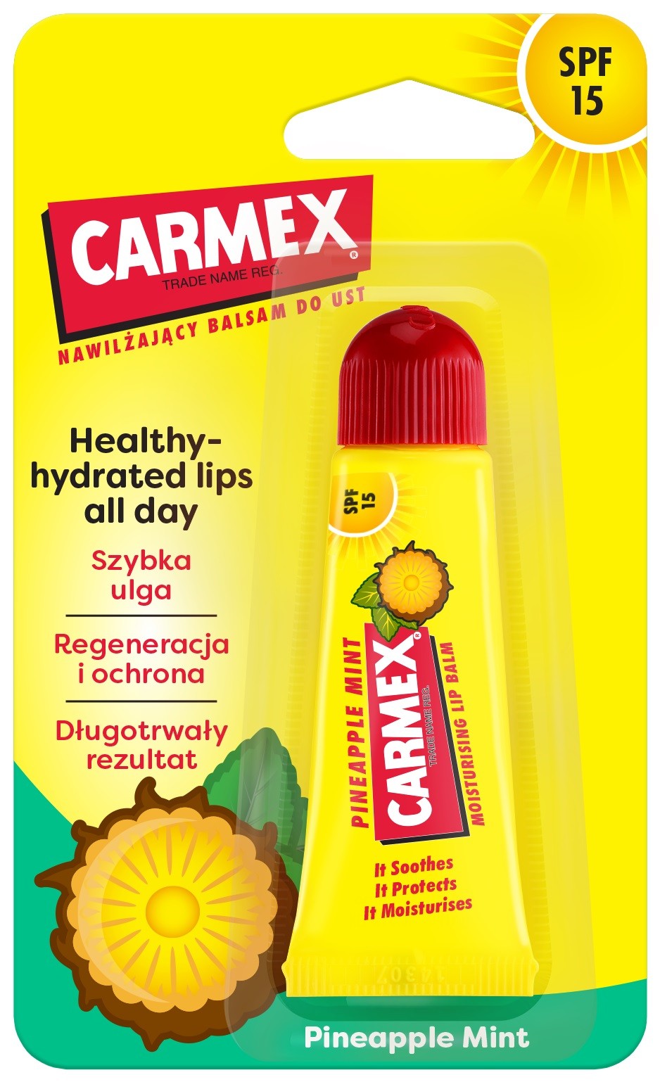 CARMEX Protective lip balm in a tube Pinapple 10 g  - Vaistine1.lt | WestPharmacy.eu