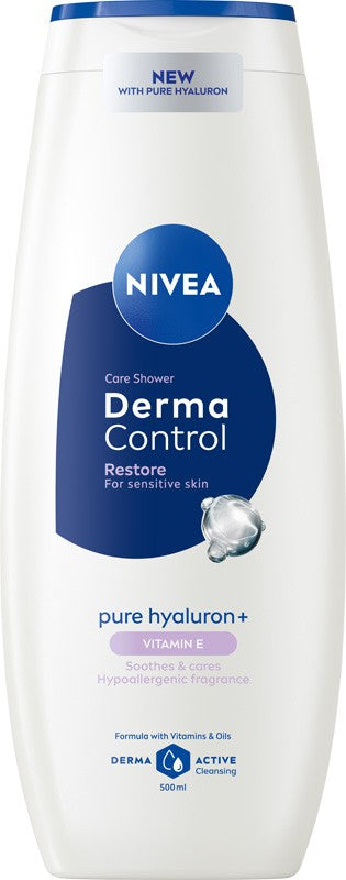 NIVEA Derma Control Restore Shower Gel 500 ml  - Vaistine1.lt | WestPharmacy.eu