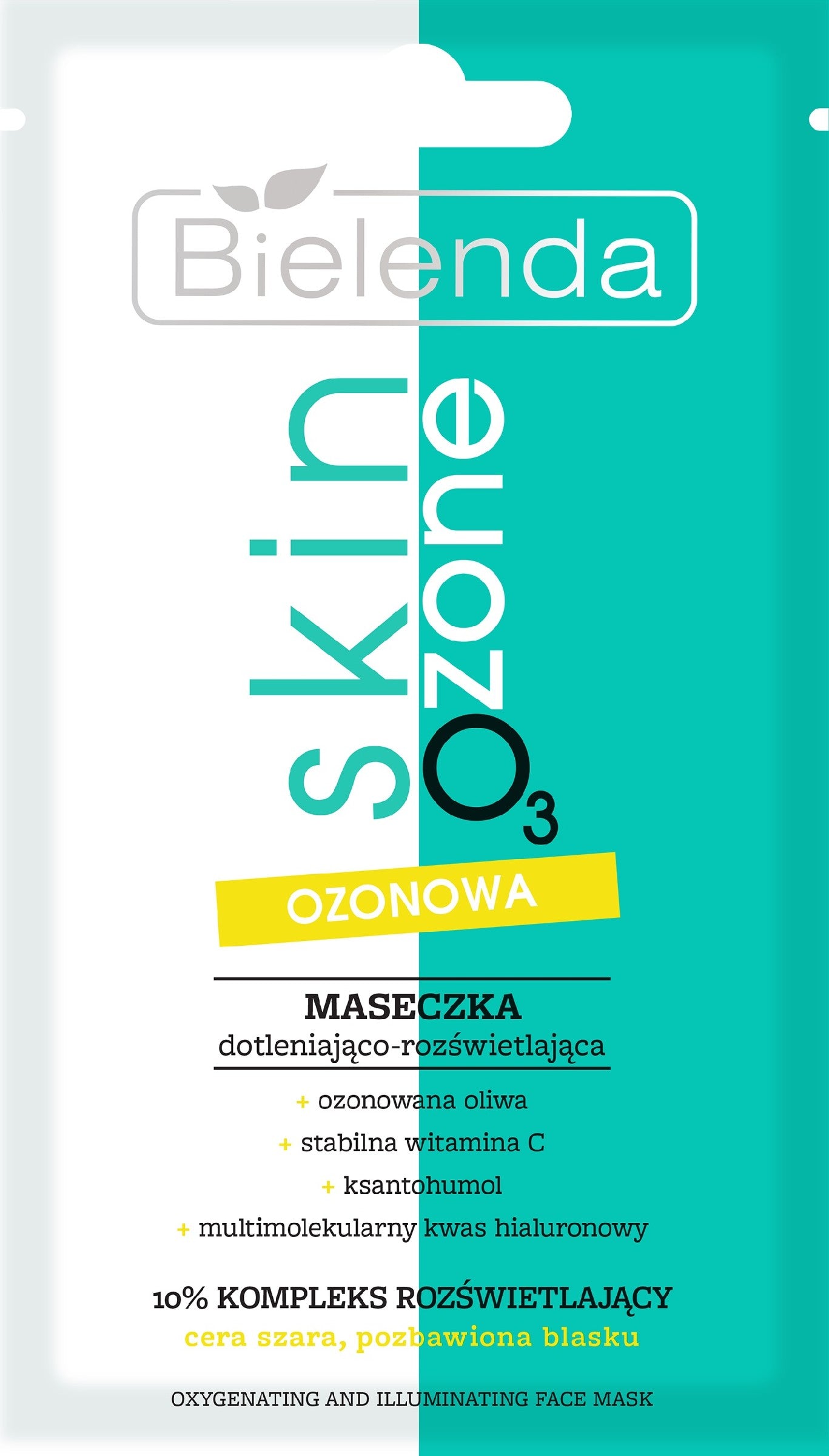 BIELENDA Skin O3 Zone Oxygenating and Brightening Mask 8 g | Vaistine1.lt | WestPharmacy.eu