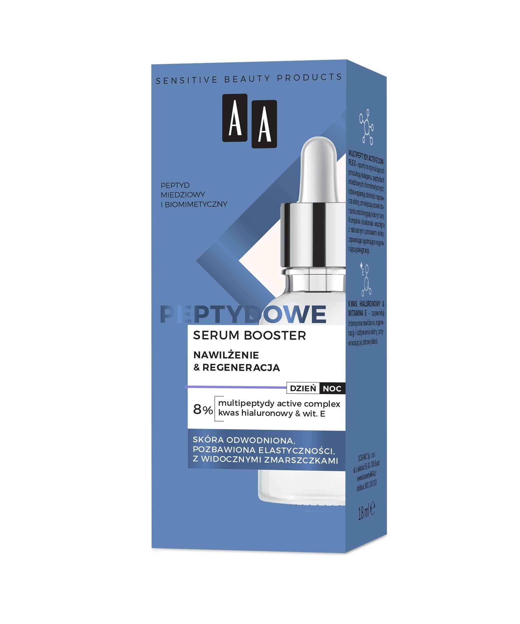 AA Peptide Serum Booster Moisturizing and Regenerating 18 ml | Vaistine1.lt | WestPharmacy.eu