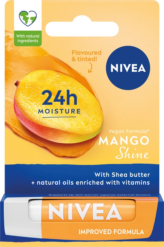 NIVEA Lip Care Protective Lip Balm Hydro MANGO Shine 4.8 g | Vaistine1.lt | WestPharmacy.eu
