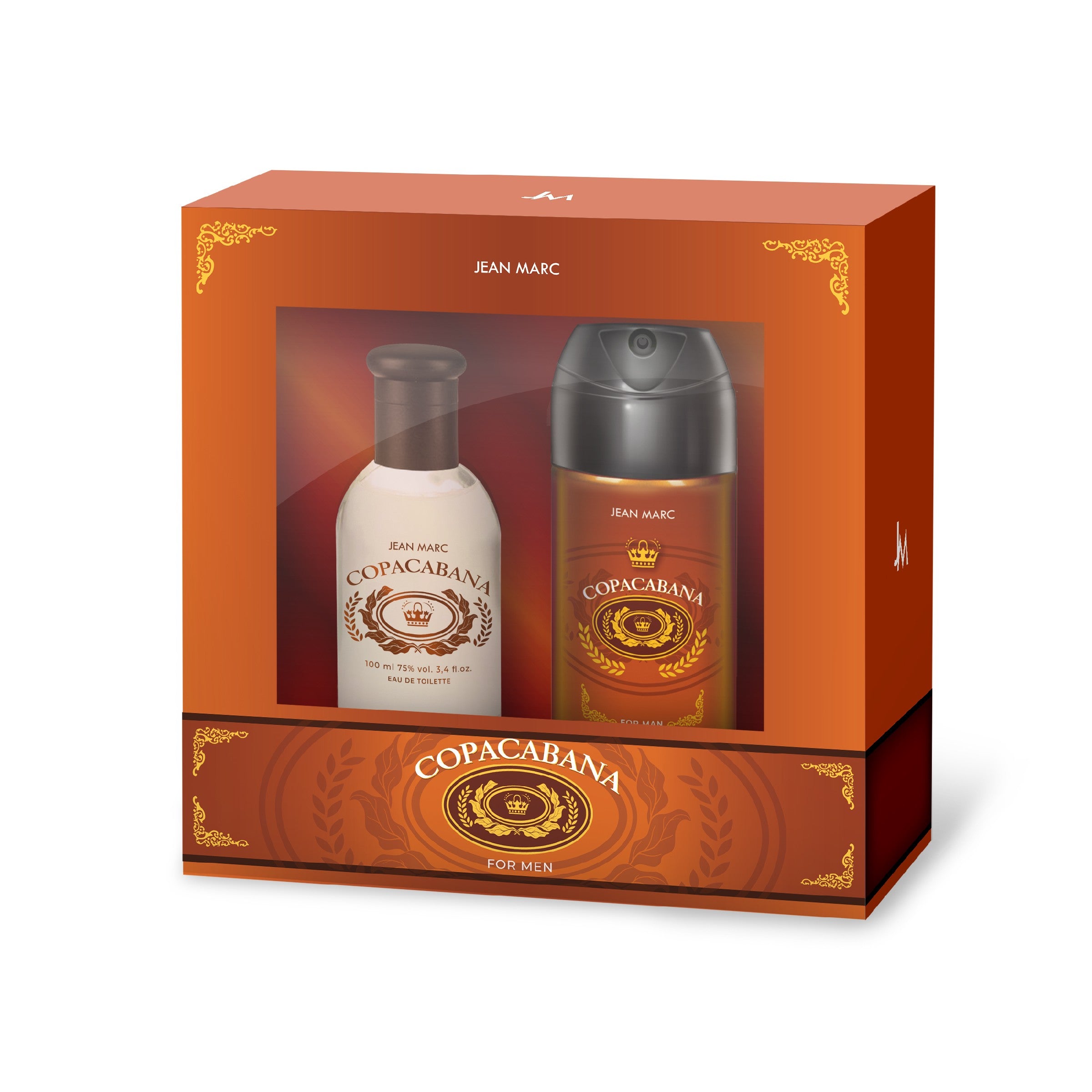 JEAN MARC Copacabana Men's Gift Set (100 ml Eau de Toilette + 150 ml Spray Deodorant) | Vaistine1.lt | WestPharmacy.eu