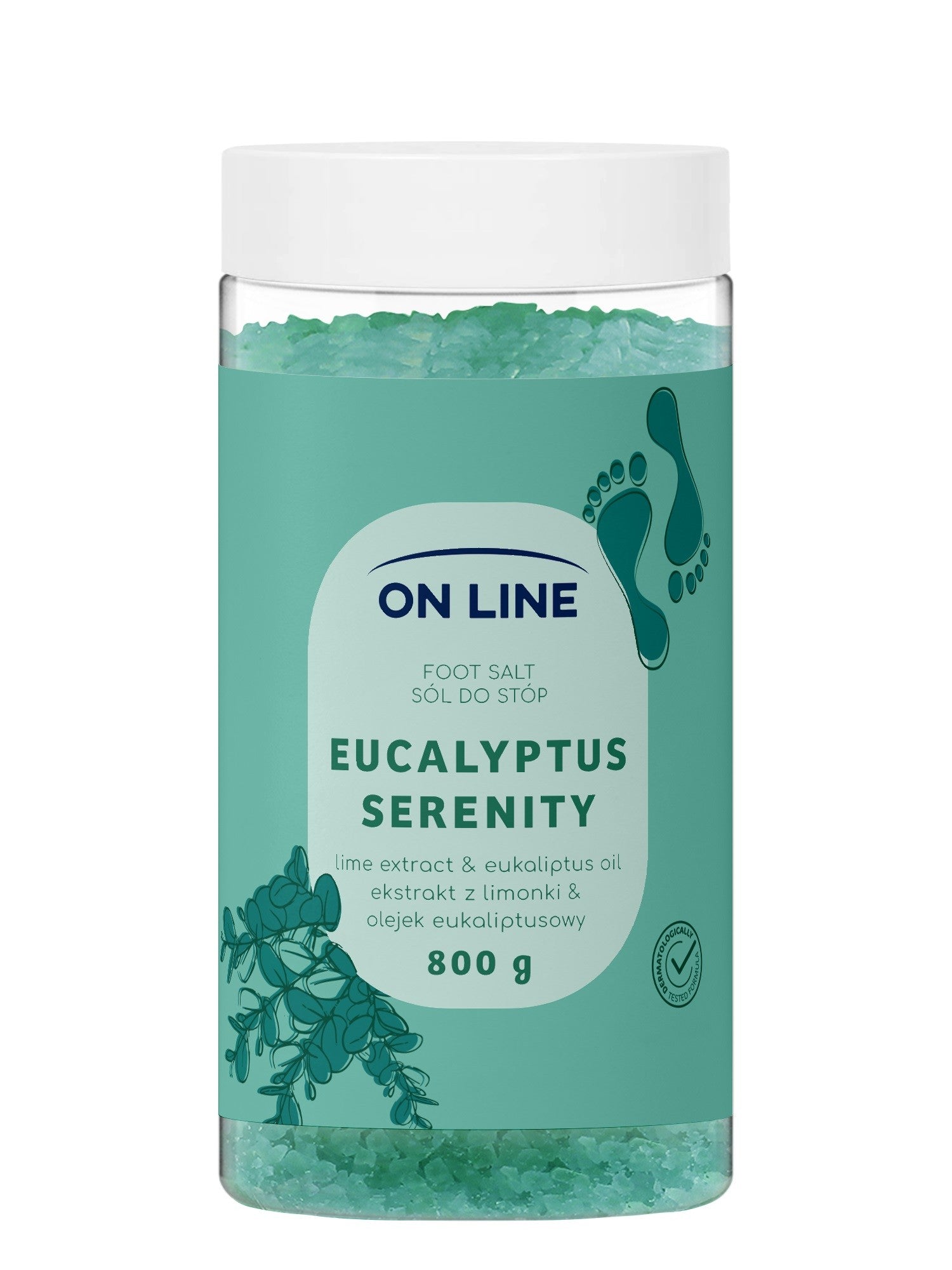 ON LINE Eucalyptus Serenity Foot Salt 800 g | Vaistine1.lt | WestPharmacy.eu
