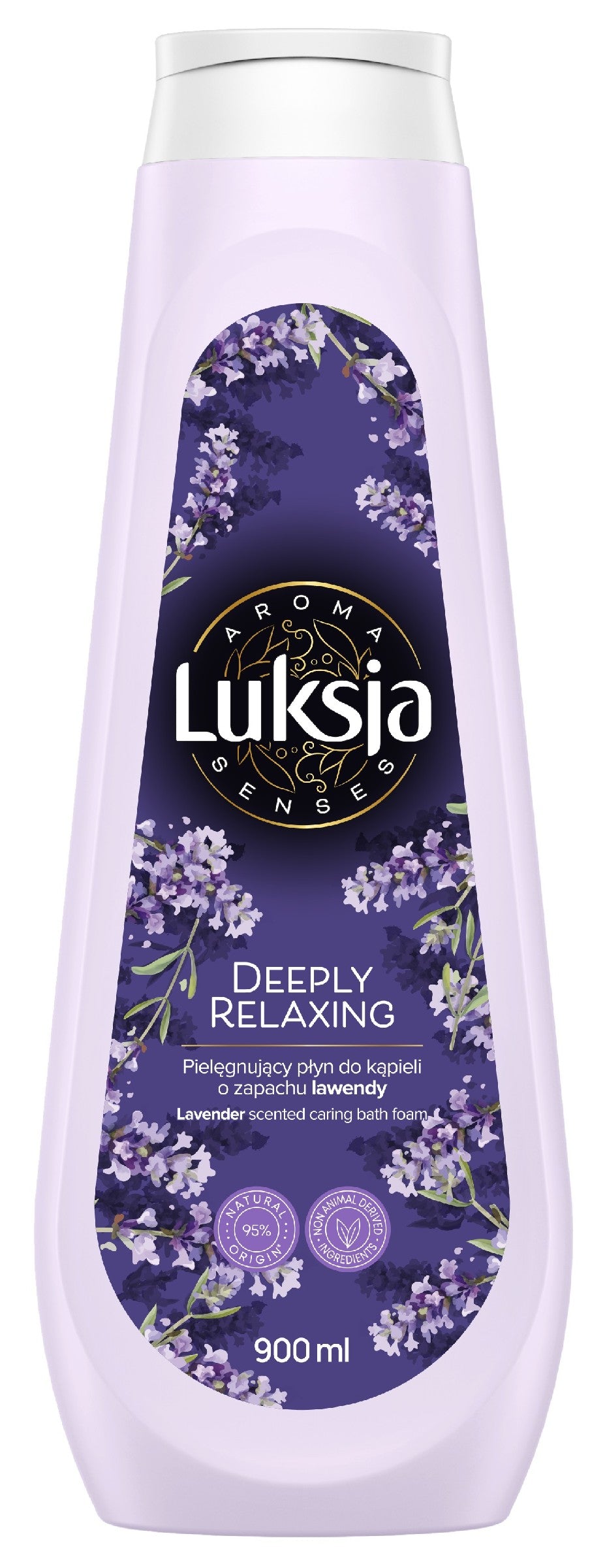 LUKSJA Aroma Senses Deeply Relaxing Lavender-scented nourishing bath liquid 900 ml | Vaistine1.lt | WestPharmacy.eu