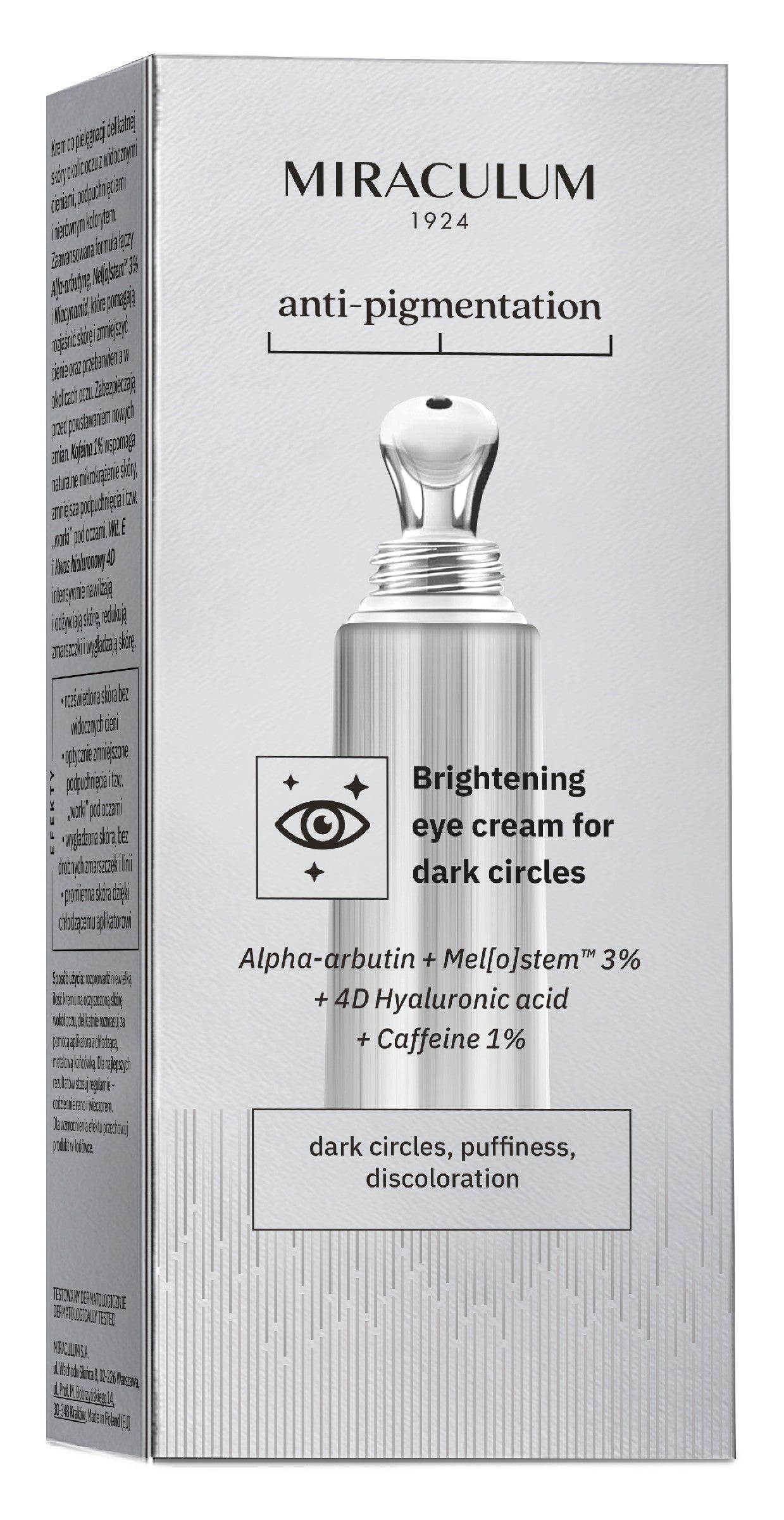 MIRACULUM Anti-Pigmentation Eye Cream for Lightening Dark Circles | Vaistine1.lt | WestPharmacy.eu