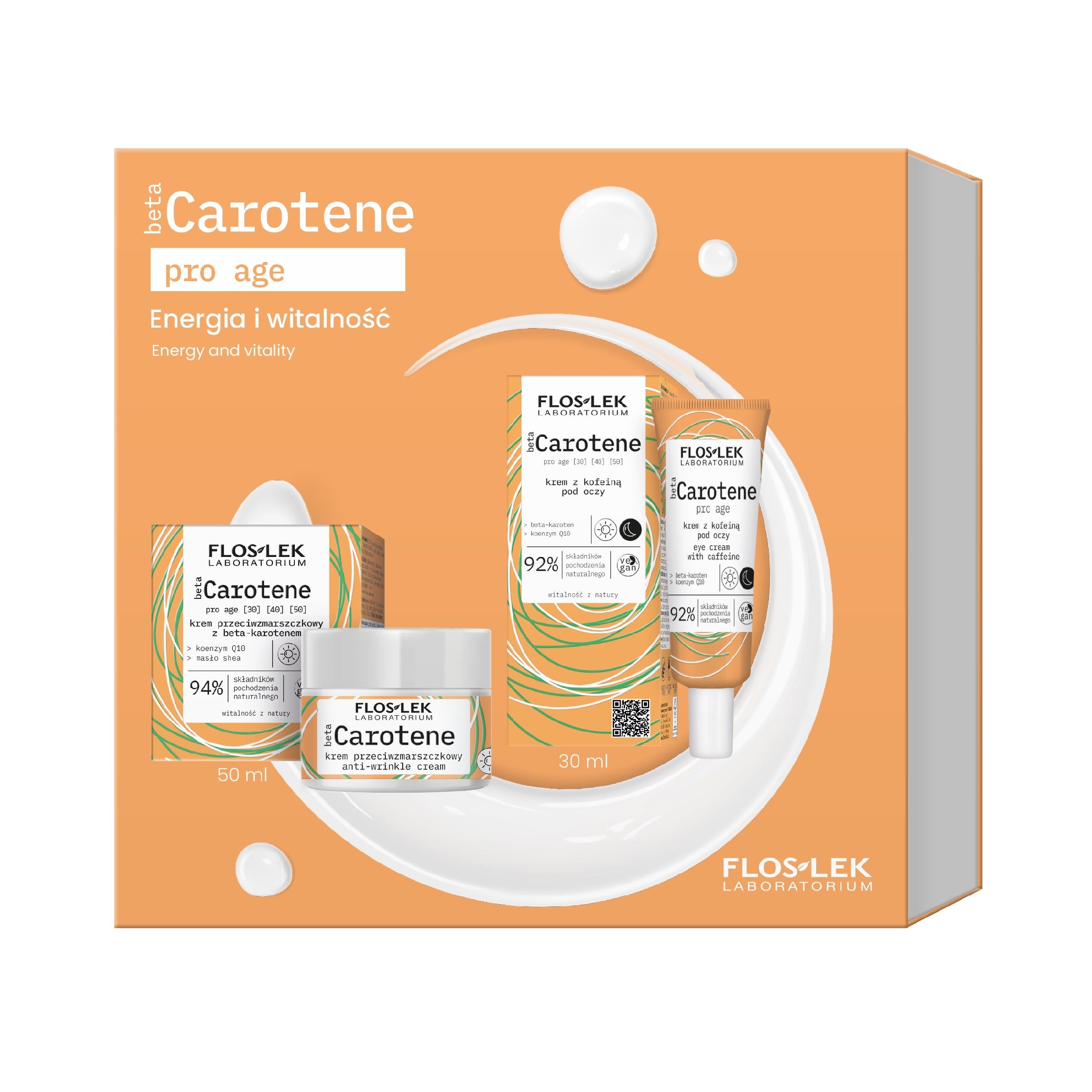 FLOSLEK betaCAROTENE pro age Energy and Vitality Set | Vaistine1.lt | WestPharmacy.eu