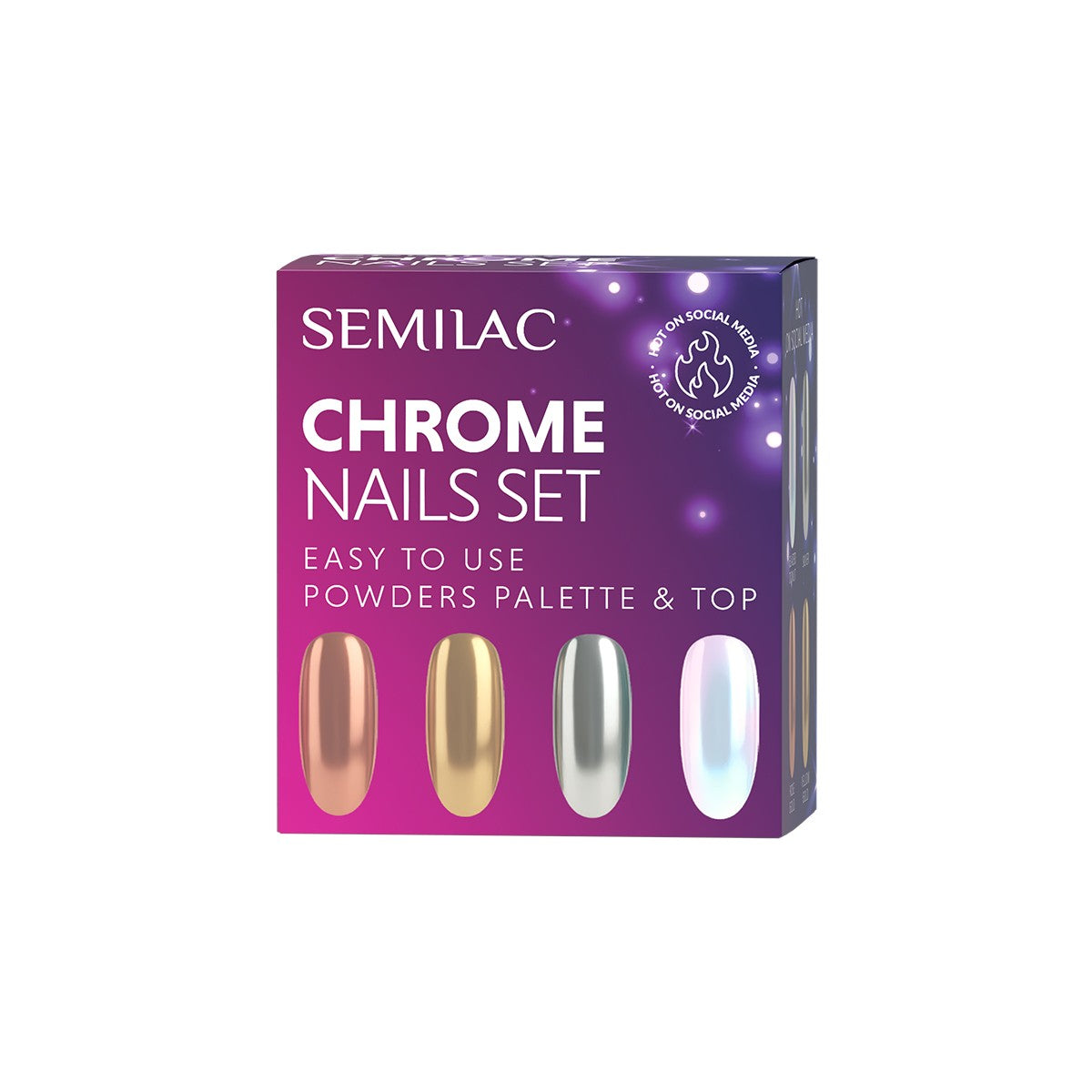 SEMILAC Chrome Nails Gift Set | Vaistine1.lt | WestPharmacy.eu