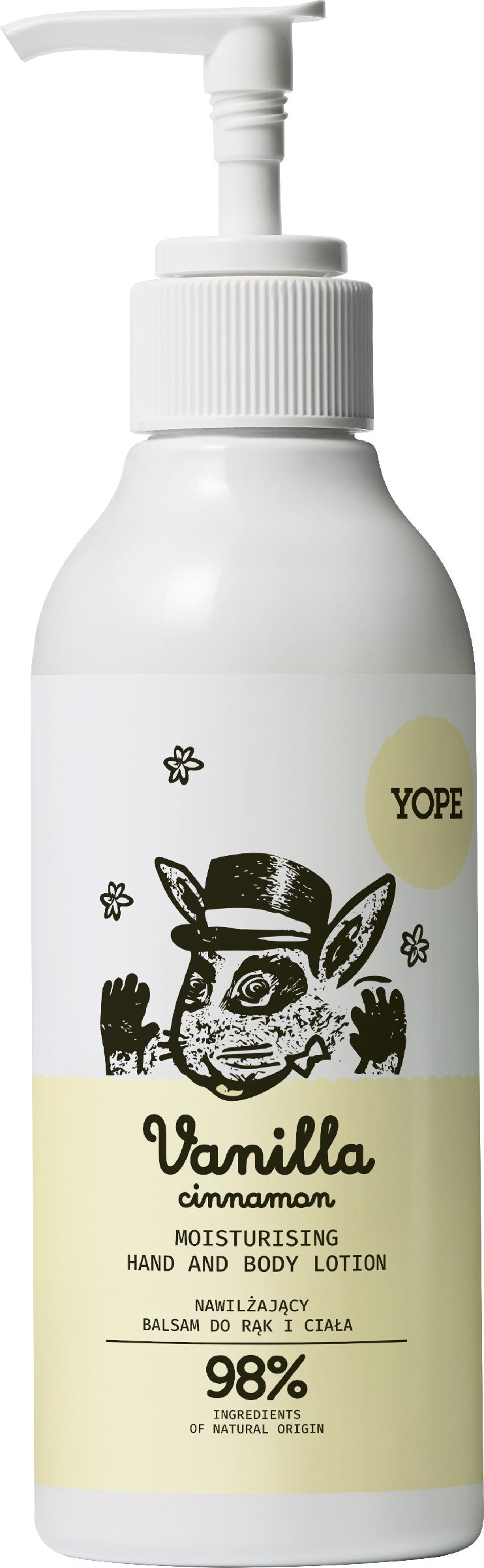 YOPE Drėkinantis rankų ir kūno losjonas Vanilė + Cinamonas  300 ml | Vaistine1.lt | WestPharmacy.eu