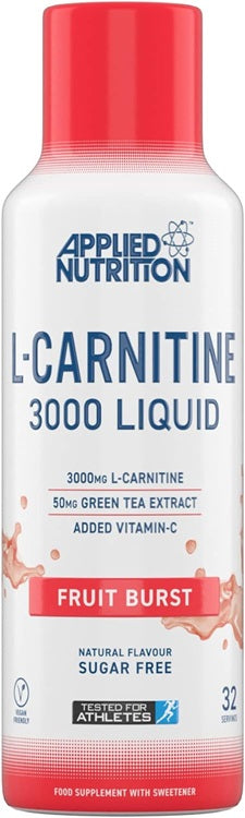 L-Carnitine Liquid 3000, Fruit Burst - 480 ml. - Applied Nutrition