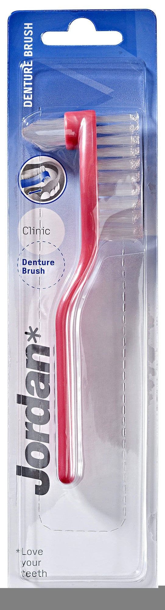 Jordan Denture Brush - mix of colors | Vaistine1.lt