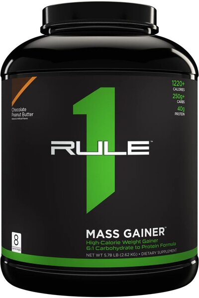 Mass Gainer, Chocolate Peanut Butter - 2620g - Rule One