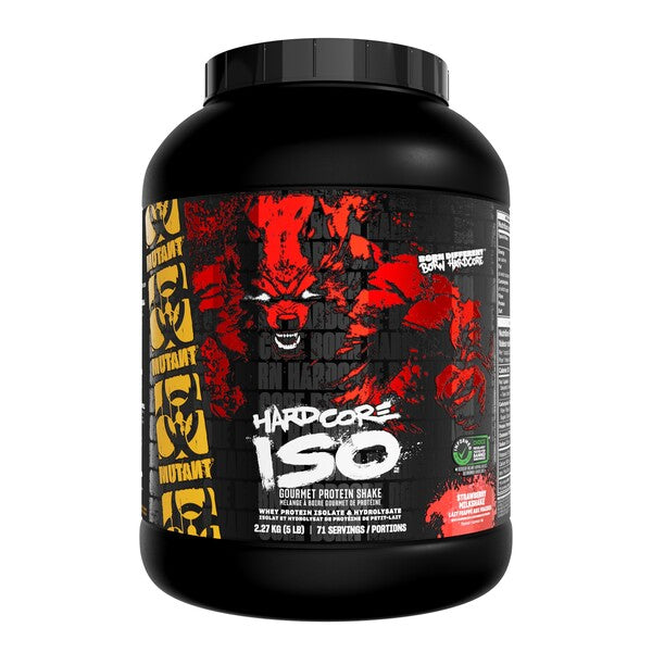 Hardcore Iso, Strawberry Milkshake - 2270g  - Mutant
