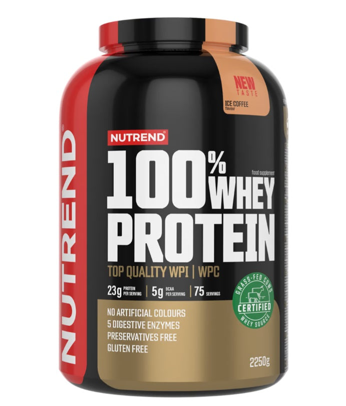 100% Whey Protein, Ice Coffee - 2250g - Nutrend
