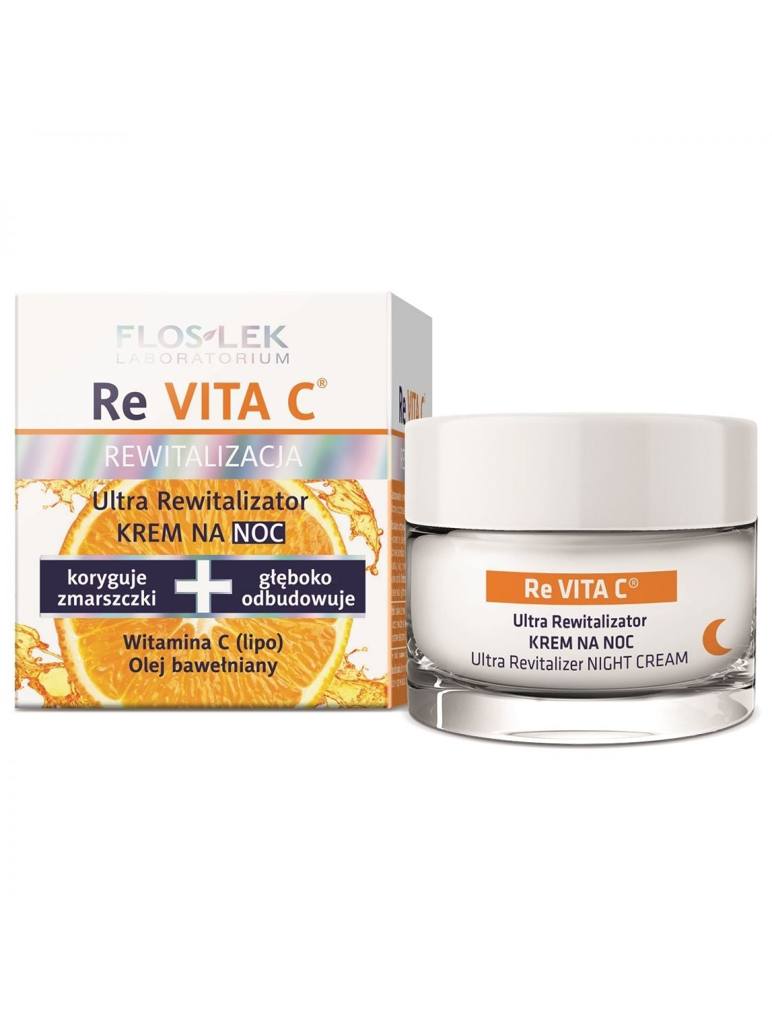 Floslek ReVita C Ultra Regenerator night cream 45+ | Vaistine1.lt