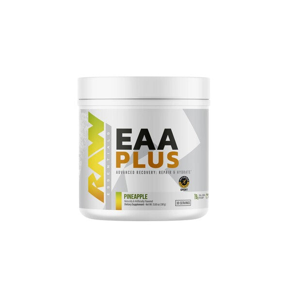 EAA Plus, Pineapple - 387g - Raw Nutrition