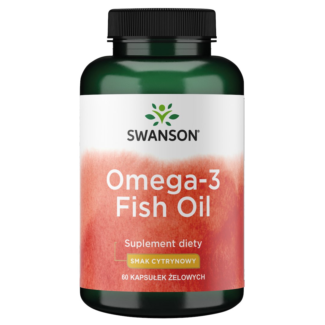 LEMON FLAVOR OMEGA-3 FISH OIL 60 SGL - Swanson