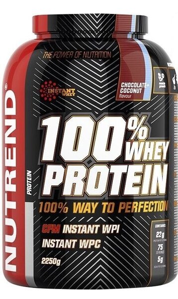 100% Whey Protein, Chocolate Coconut - 2250g - Nutrend