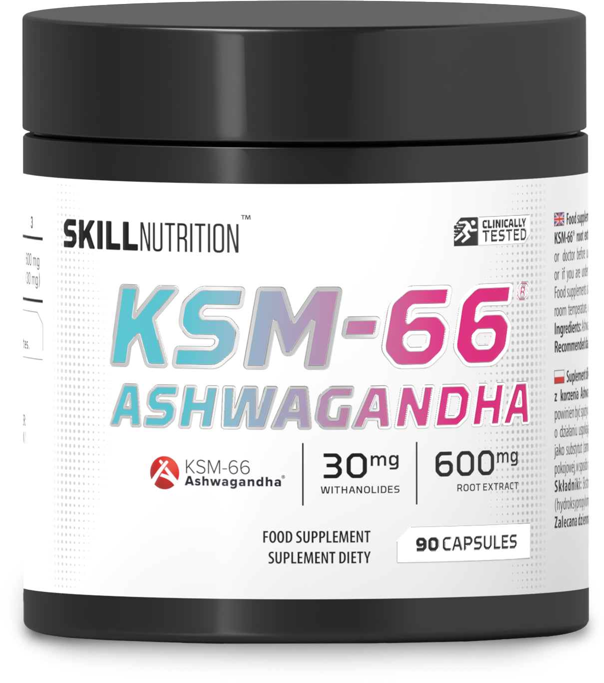 KSM-66 Ashwagandha - 90 vegan caps - Skill Nutrition