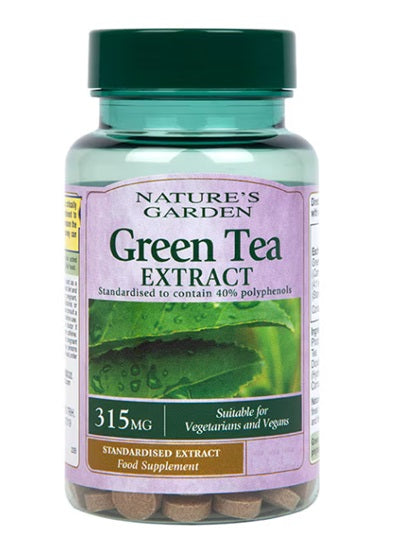 Nature's Garden Green Tea Extract, 315mg - 200 tabs - Holland & Barrett