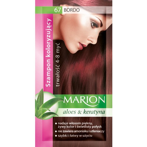 Marion coloring shampoo 4-8 washes no. 67 burgundy | Vaistine1.lt