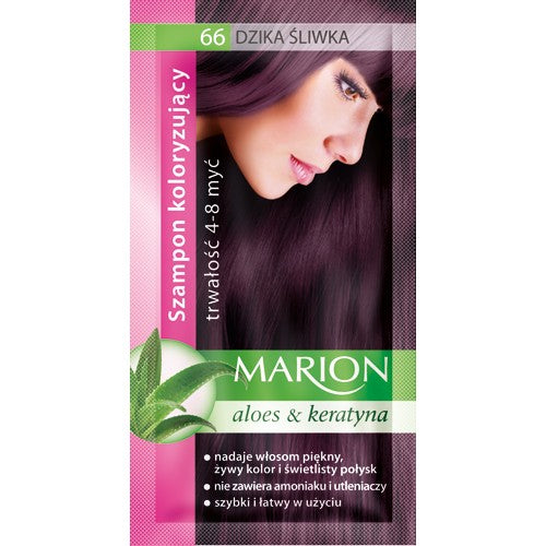 Marion coloring shampoo 4-8 washes no. 66 wild plum | Vaistine1.lt