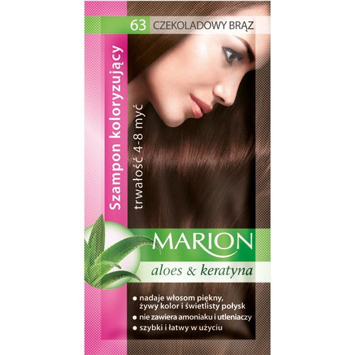 Marion coloring shampoo 4-8 washes no. 63 chocolate brown | Vaistine1.lt