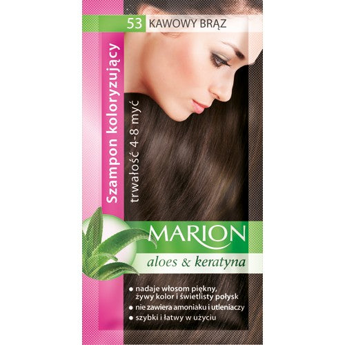 Marion coloring shampoo 4-8 washes no. 53 coffee brown | Vaistine1.lt