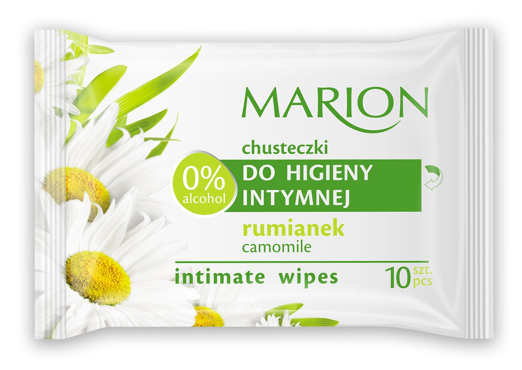 Marion Intimate Hygiene Wipes with Chamomile 1op-10pcs | Vaistine1.lt