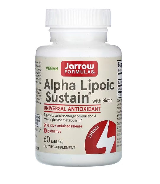 Alpha Lipoic Sustain with Biotin - 60 tabs - Jarrow Formulas