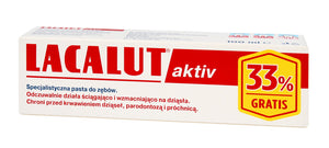 Lacalut Toothpaste Activ periodontitis 75ml + 33% free | Vaistine1.lt