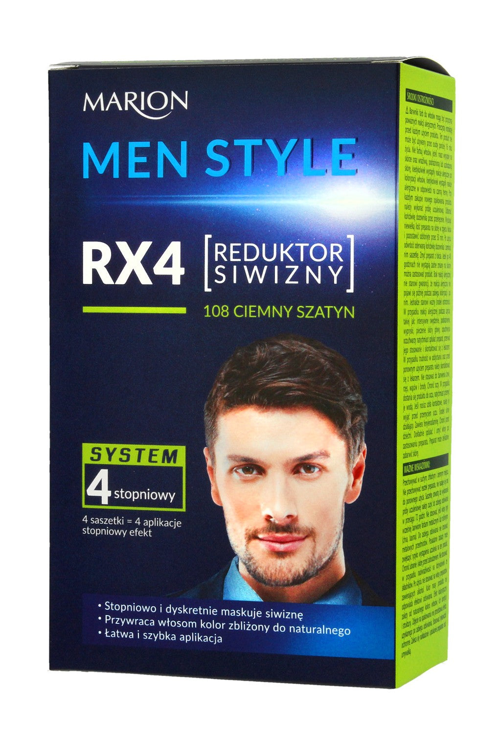 Marion Men Reduktor gray hair no. 108 Dark brown | Vaistine1.lt