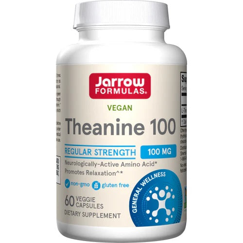 Theanine, 100mg - 60 vcaps - Jarrow Formulas