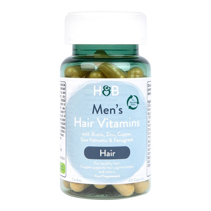 Men's Hair Vitamins - 60 caps - Holland & Barrett