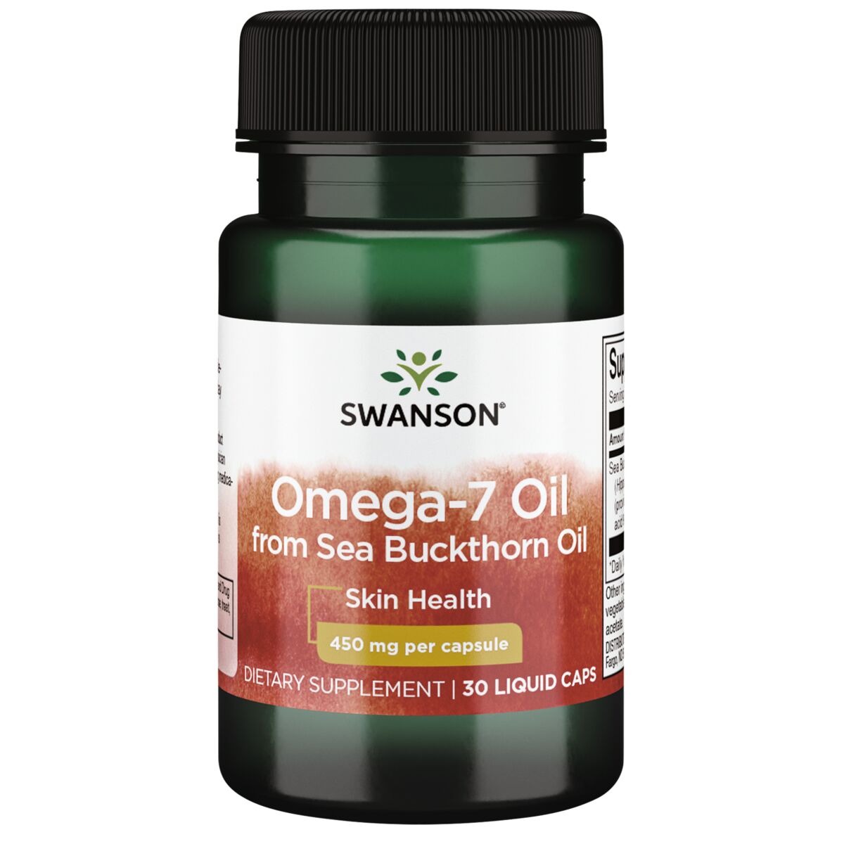 Omega-7 Oil From Sea Buckthorn Oil 450mg 30 LIQUID CAPS - Swanson