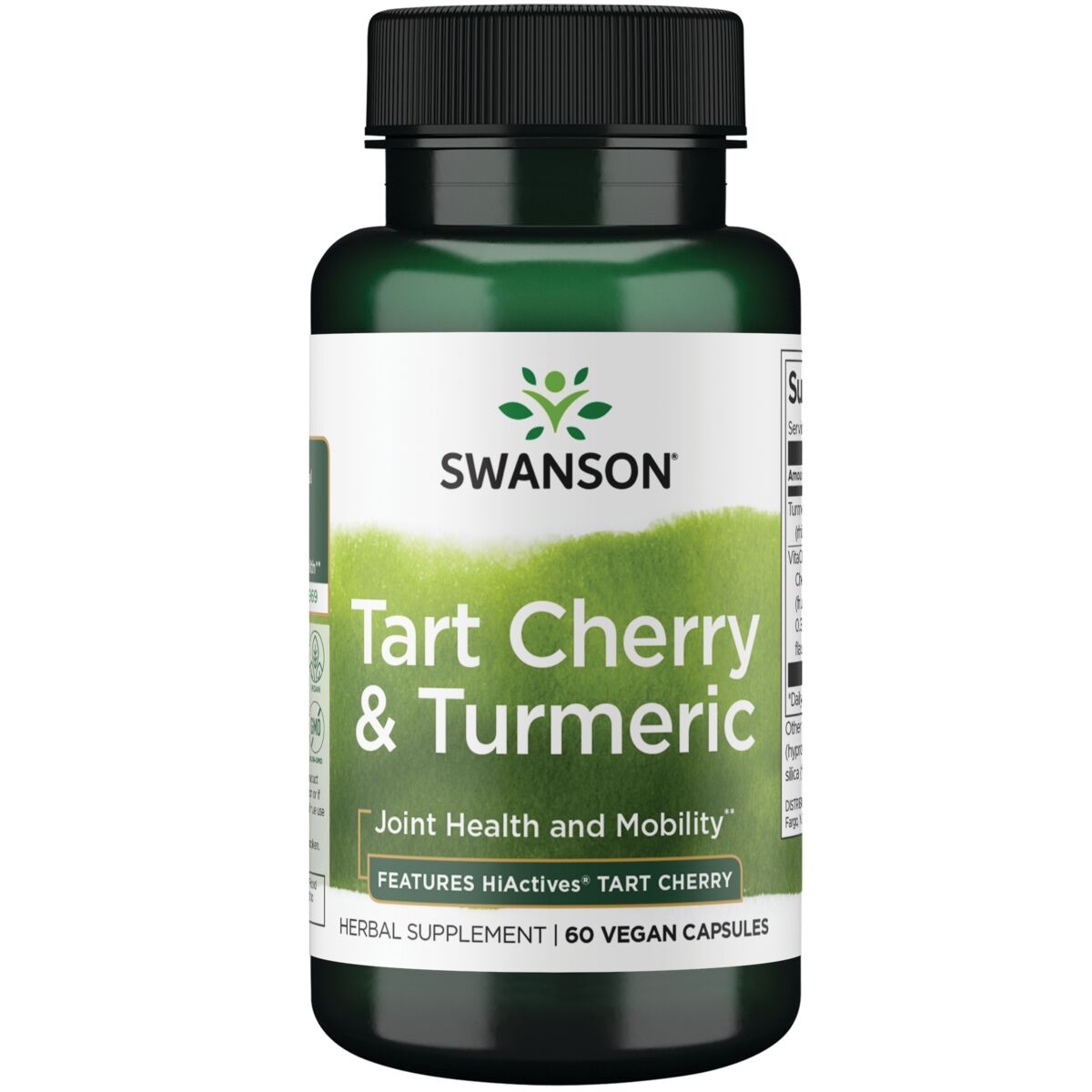 Tart Cherry & Turmeric - Features Hiactive 60 VCAPS - Swanson