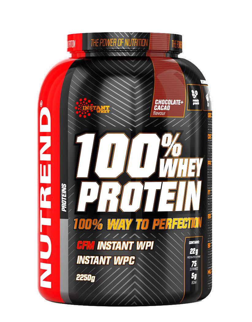 100% Whey Protein, Chocolate Cocoa - 2250g - Nutrend