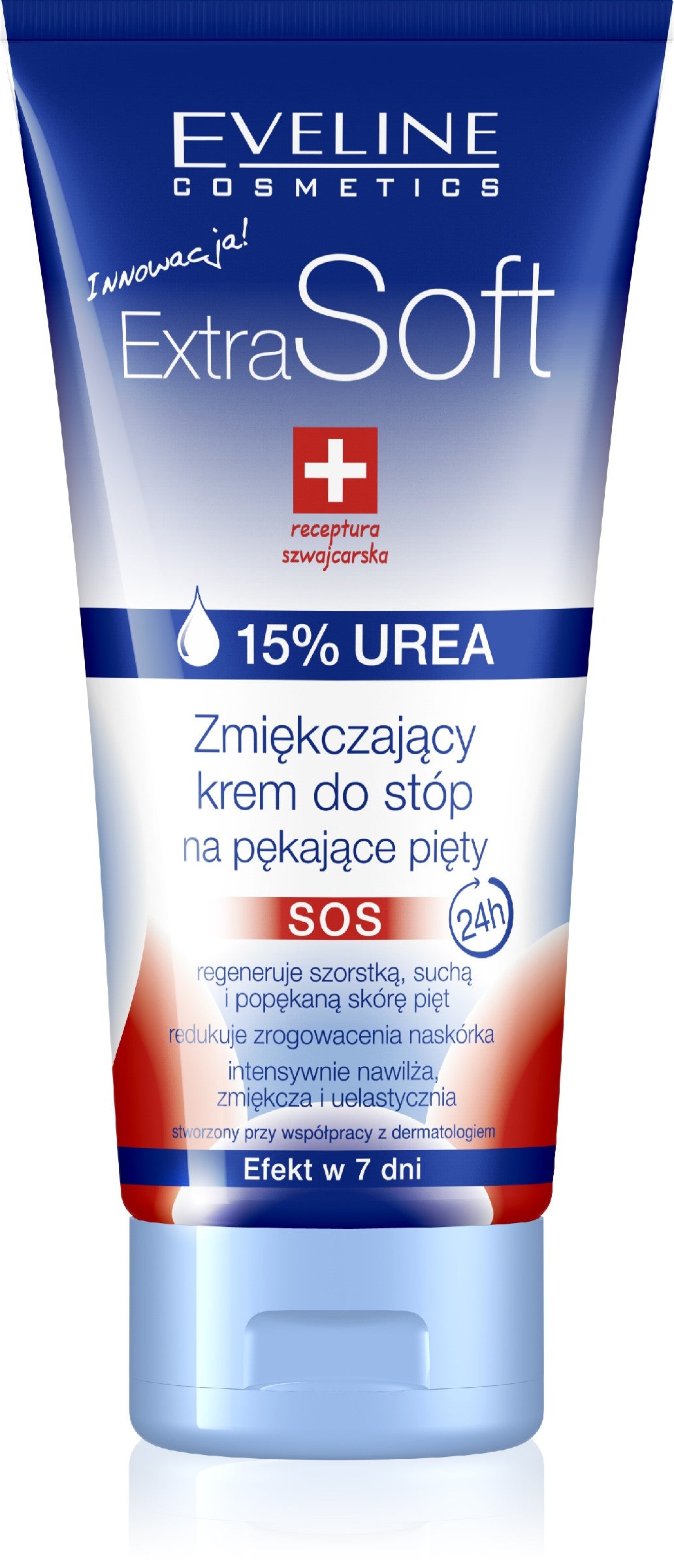 Eveline Extra Soft SOS kremas įsplitusiems kulnams 0.15 | Vaistine1.lt