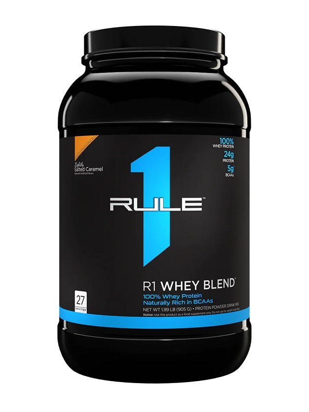R1 Whey Blend, Lightly Salted Caramel - 905g - Rule One