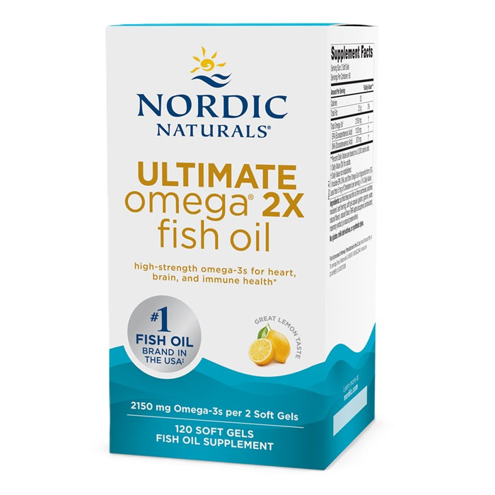 Ultimate Omega 2X, 2150mg Lemon - 120 softgels - Nordic Naturals