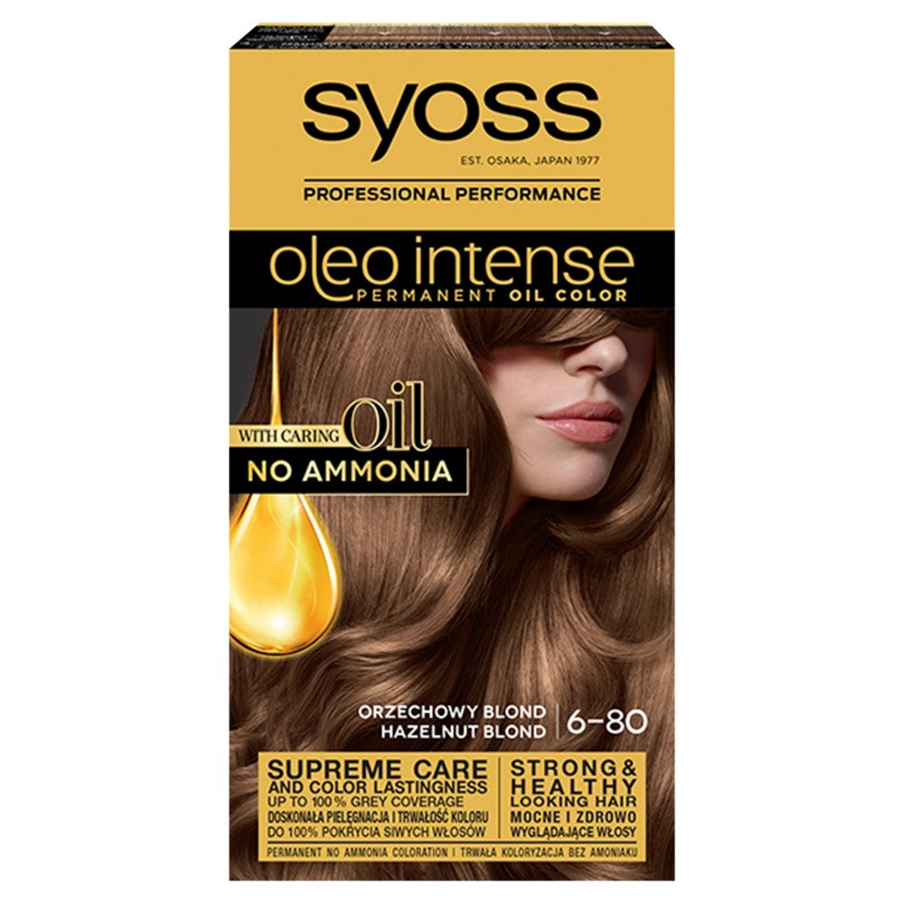 Schwarzkopf Syoss Hair Color Oleo 6-80 hazelnut blonde 1op. | Vaistine1.lt