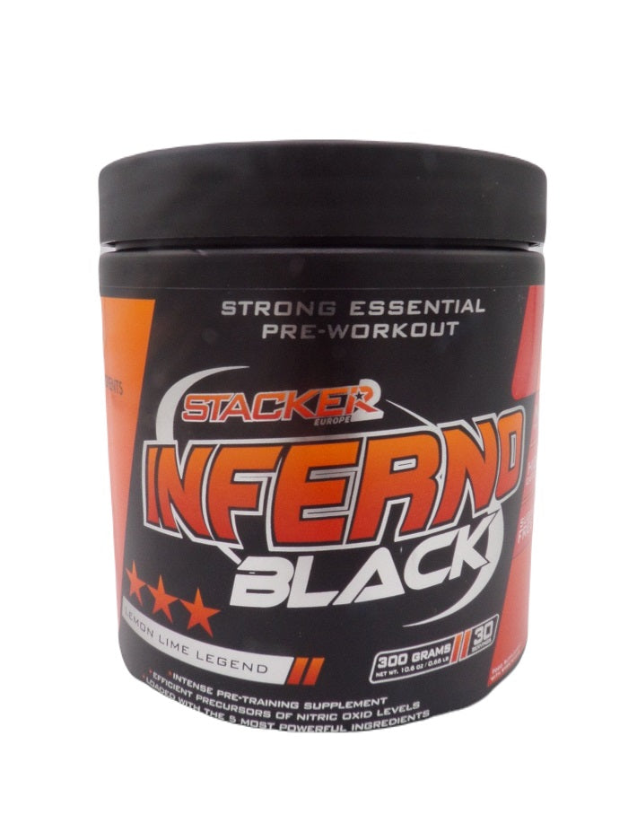 Inferno Black, Lemon Lime - 300g - Stacker2 Europe