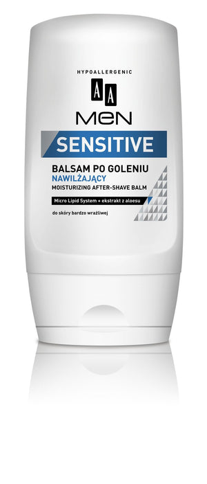 AA Men Sensitive Aftershave Balm Moisturizing 100ml | Vaistine1.lt