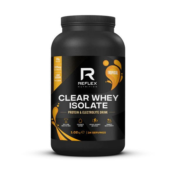 Clear Whey Isolate, Tropical - 1020g - Reflex Nutrition