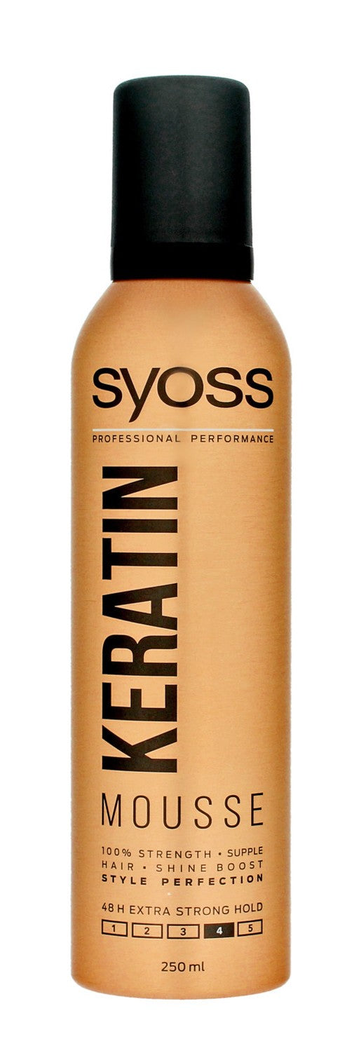 Schwarzkopf Syoss Keratin Super Strong Hair Mousse 250ml | Vaistine1.lt